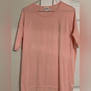 Lularoe Irma t. Light pink. Nwot. Xxs